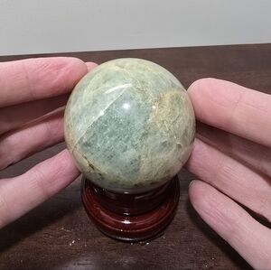 Aquamarine Crystal Sphere #C